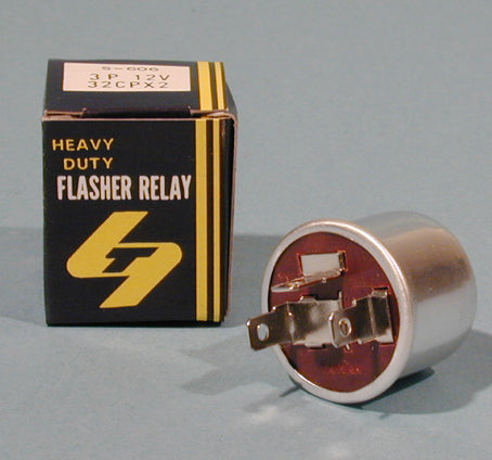 Blinkrelé mekanisk 12V 3-polet