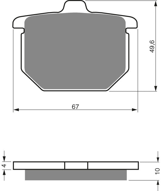 Goldfren Brake Pads 079 Ceramic Karbon AD