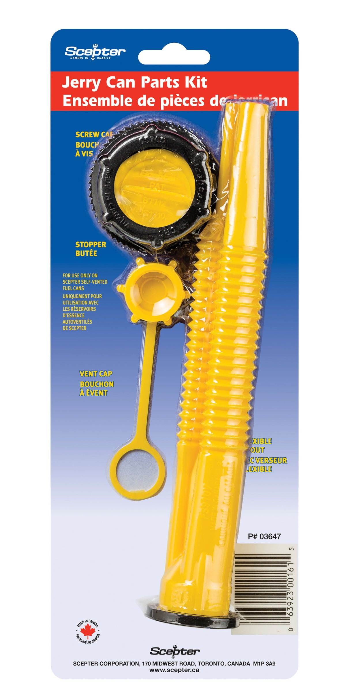 Scepter Deler Sett for Gas Cans (JCA4)