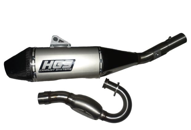 HGS Exhaustsystem 4T Komplett CRF250R 25-.. Karbon Grå