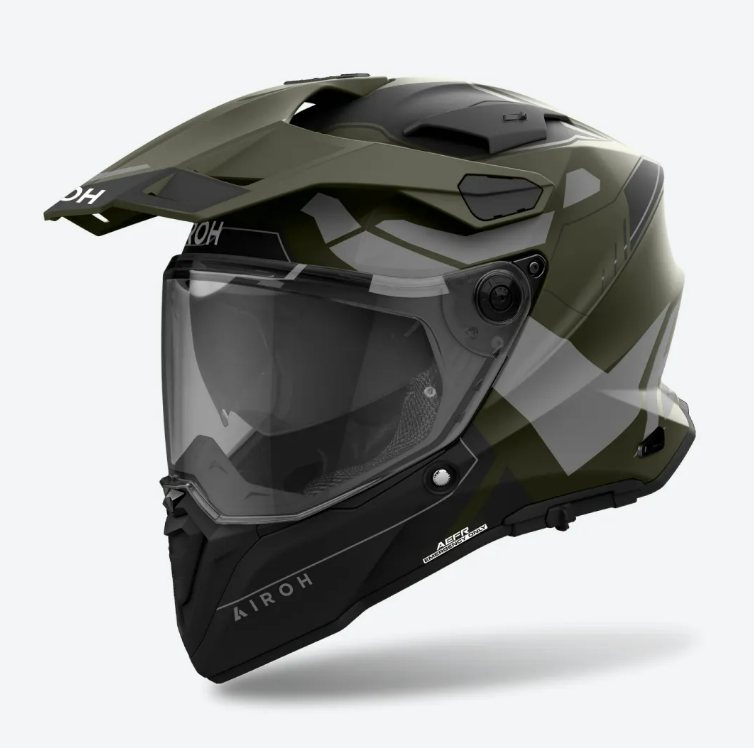 Airoh Hjelm Commander 2 Reveal Militærgrønn L