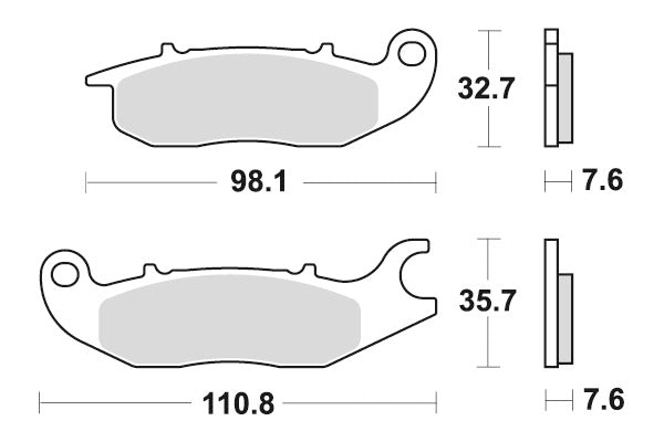 SBS Brakepads Ceramic (797HF)