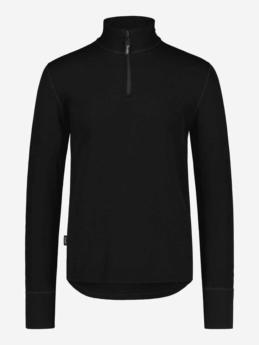 Svala Shirt Merino Extreme Zip-Neck Svart