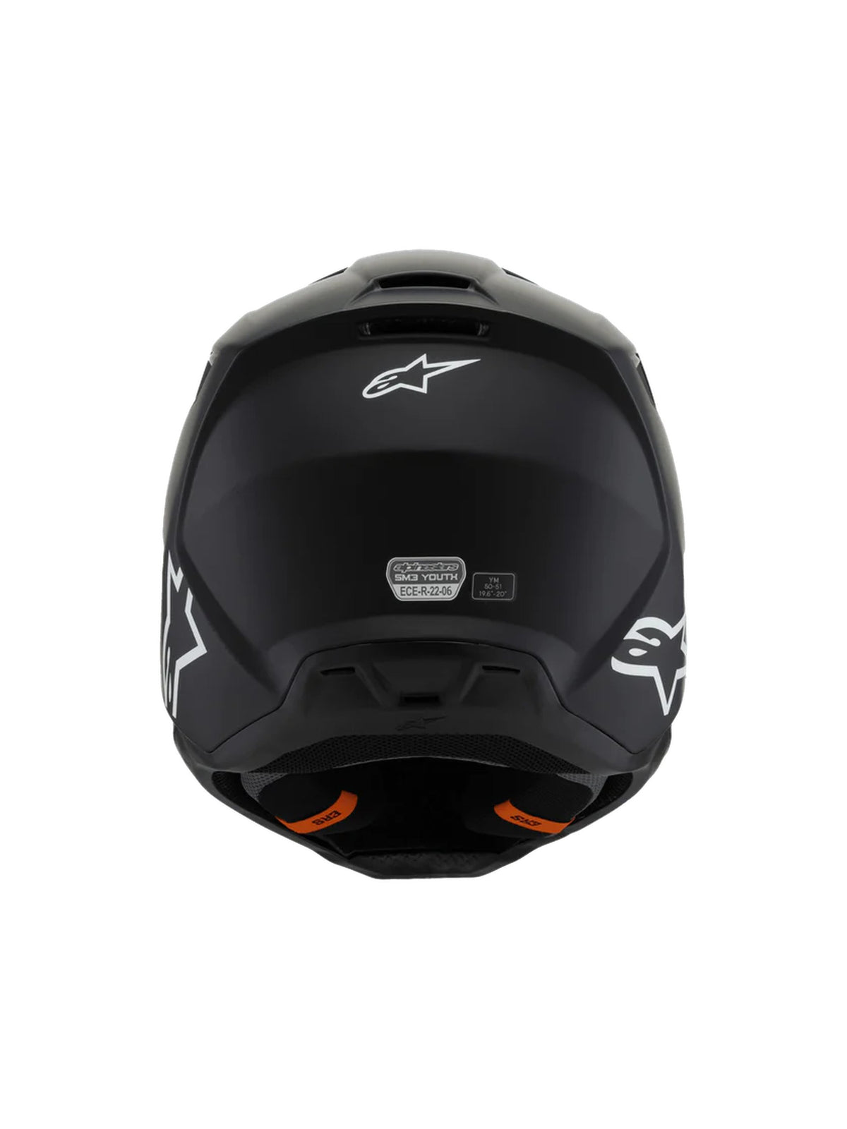 Alpinestars Juniorhjelm SM3 Youth Mattsvart YS (48–49 cm)