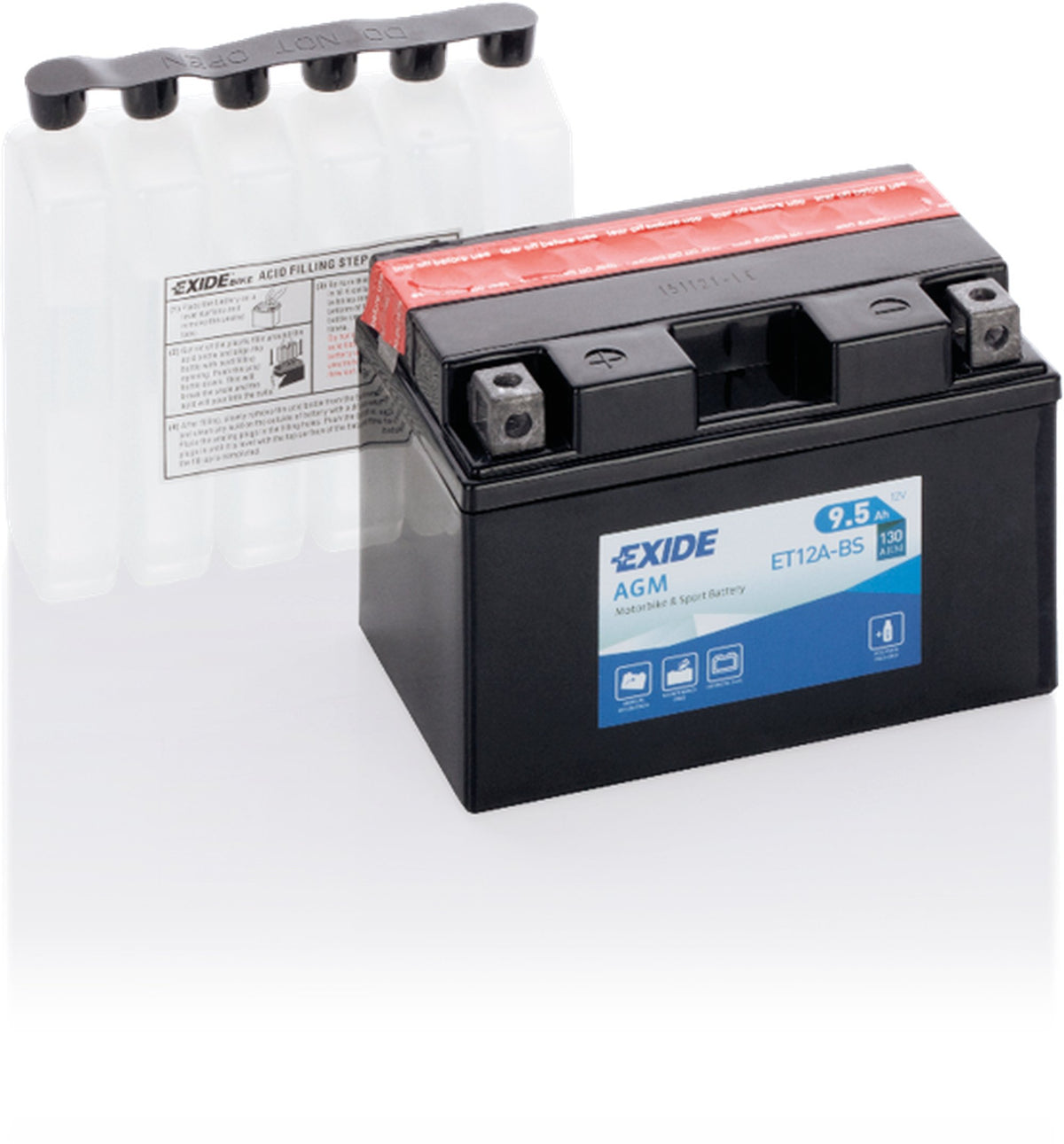 Exide Batteri ET12A-BS