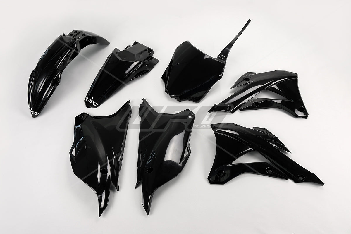 UFO Plastic Sett 5-parts Svart KX85 14-21
