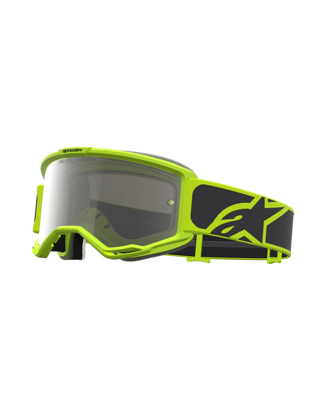 Alpinestars Goggles Vision 5 Rora Svart Gul Fluo Speil Silver