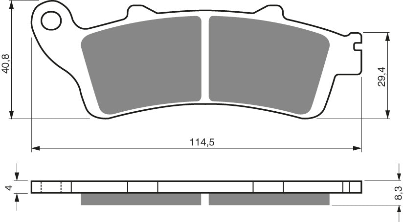 Goldfren Brake Pads 178 Ceramic Karbon AD