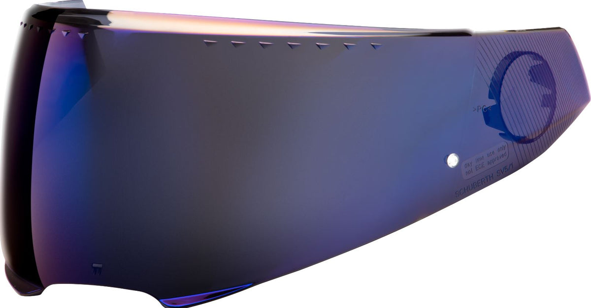 Schuberth C4 Visir Blå mirrored