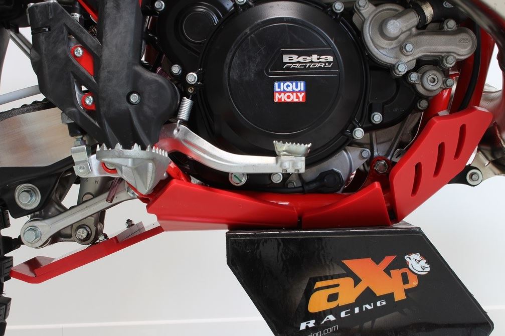 AXP Racing AXP Xtrem HDPE Skid Plate Rød Beta 250RR/300RR 20-24