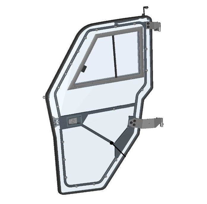 DFK Left door complete Premium Polaris Ranger XP 1000 + Diesel 2020->