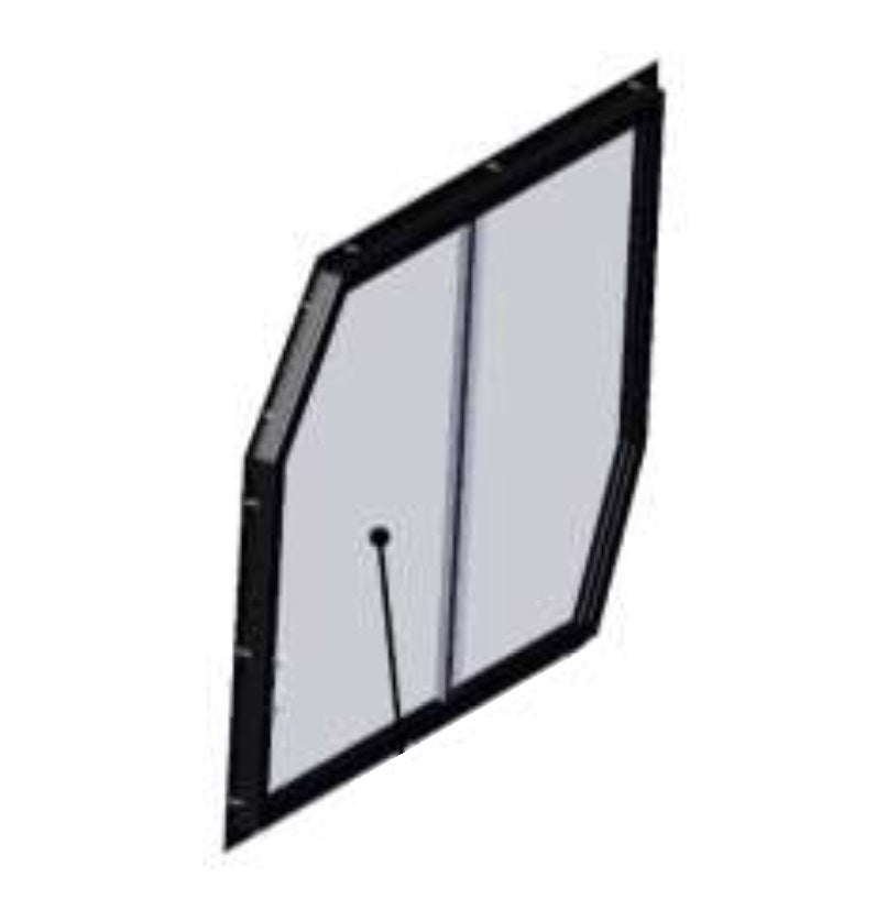 DFK Door window assembly Right Can-Am Traxter
