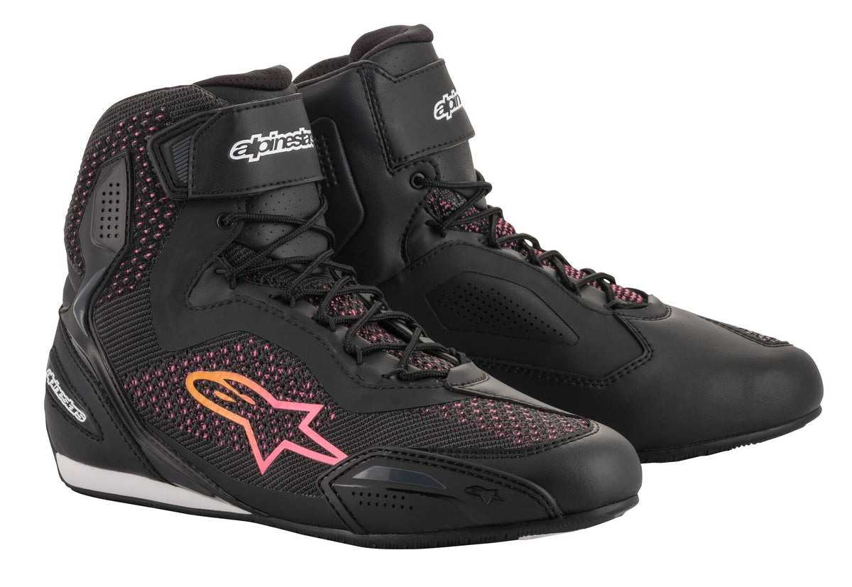 Alpinestars Sko Dame Faster-3 Rideknit Svart/Gul/Rosa