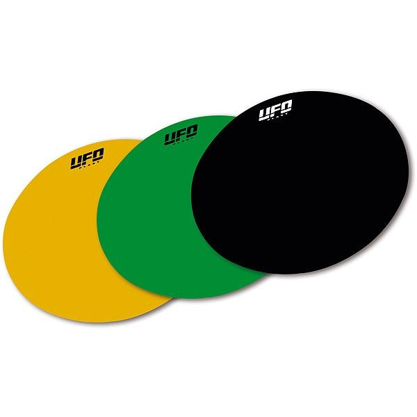 UFO Oval sticker for plates veteran 1pcs Fits UFO nr-plåt 8046-8049 Grønn