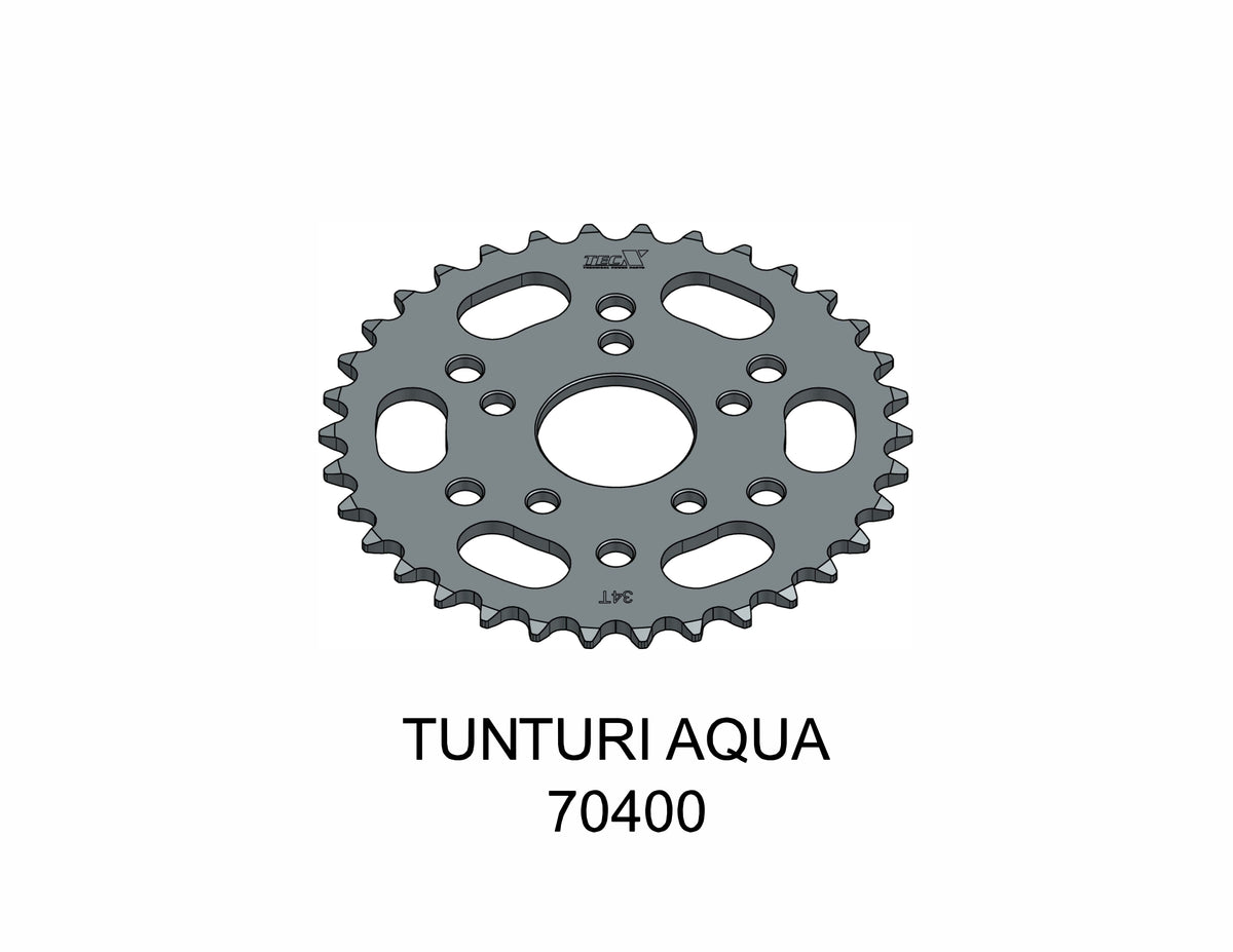 Forte Tec-X Bak Drev 34 teeth (415) Tunturi Aqua SuperSport Break / Helkama AX