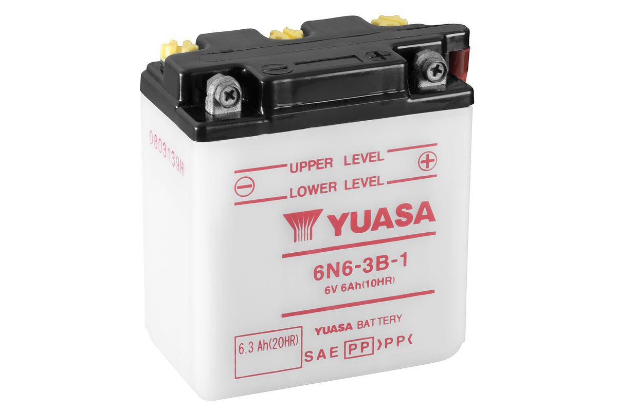 Yuasa Batteri 6N6-3B-1 (cp) with acidpack (6)