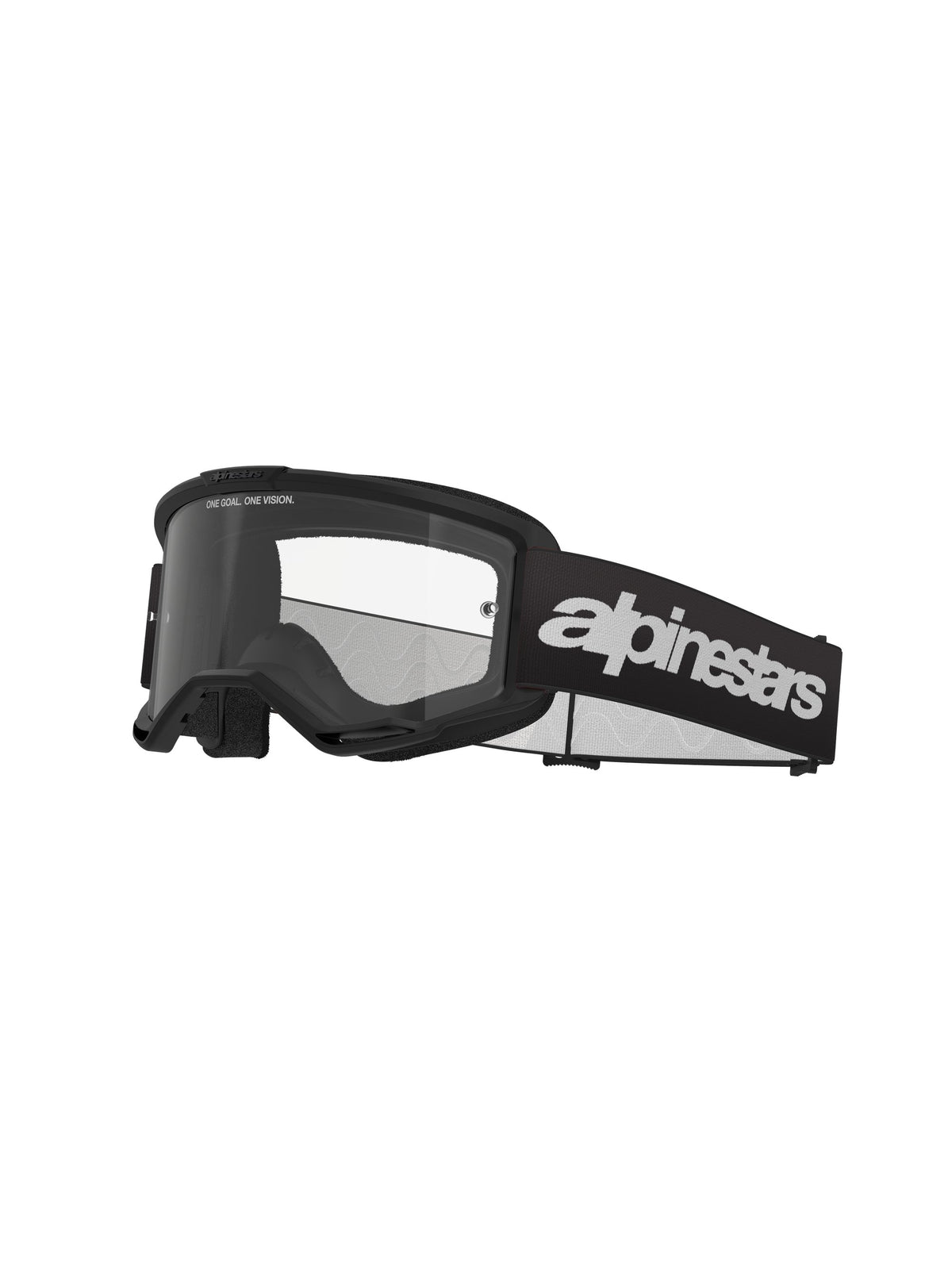 Alpinestars Crossbriller Vision 3 Wordmark Svart/Klar