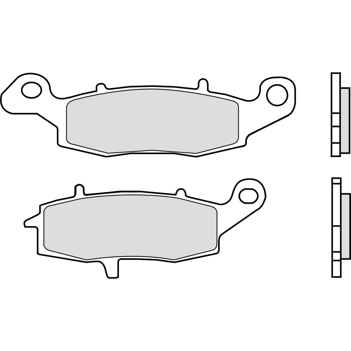 Brembo Brakepads Sintered Fram Vei