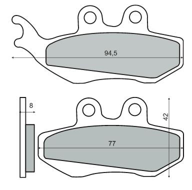 Tec-X Brake pads Fram