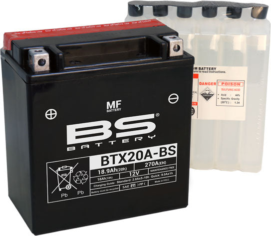 BS Battery BS Batteri BTX20A-BS MF (cp) Maintenance Free