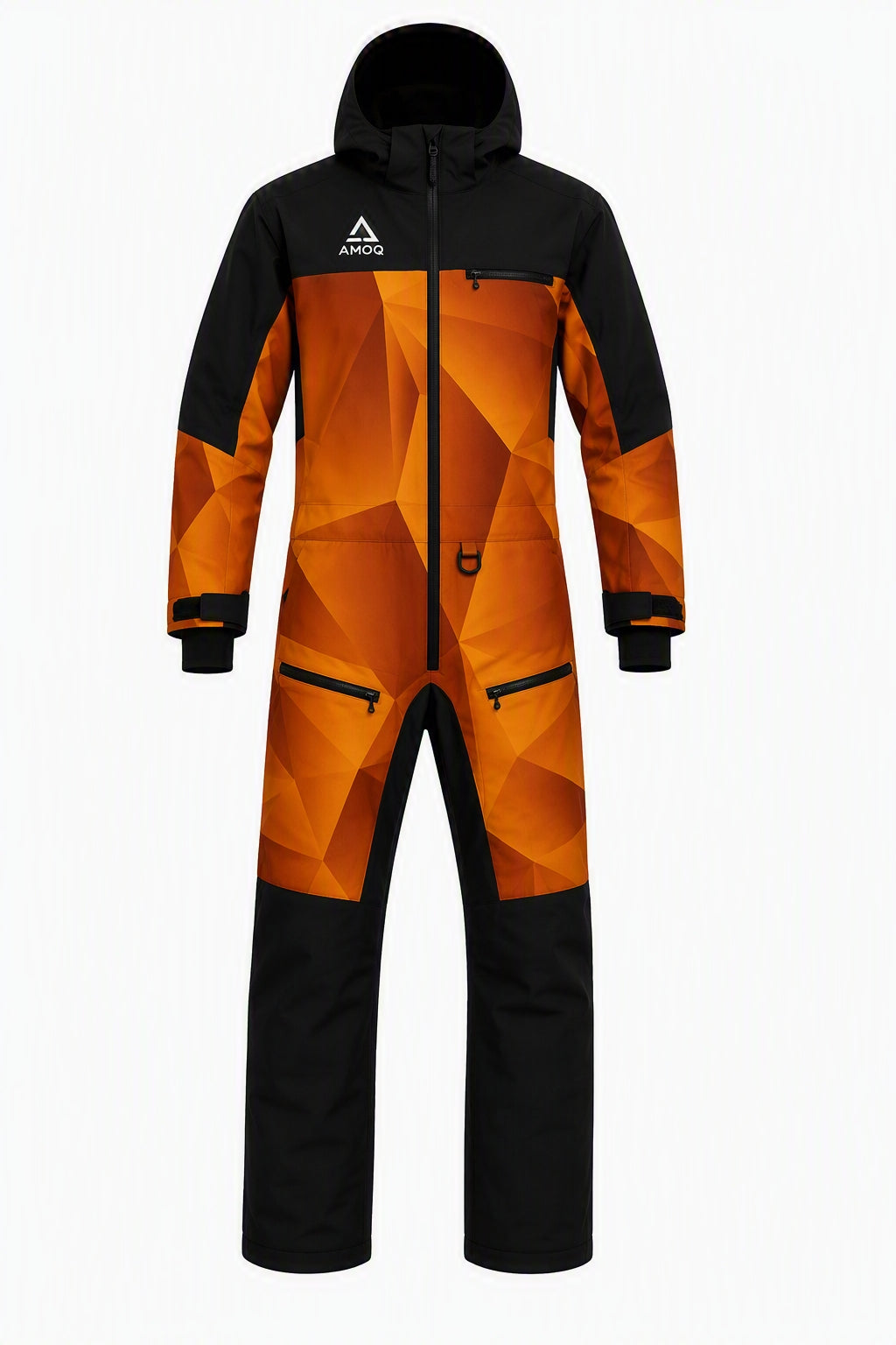 AMOQ Concept Kjøredress Fôret Sort/Oransje M
