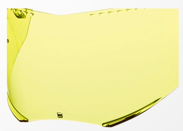 Schuberth Visir (60-65),high definition, Gul