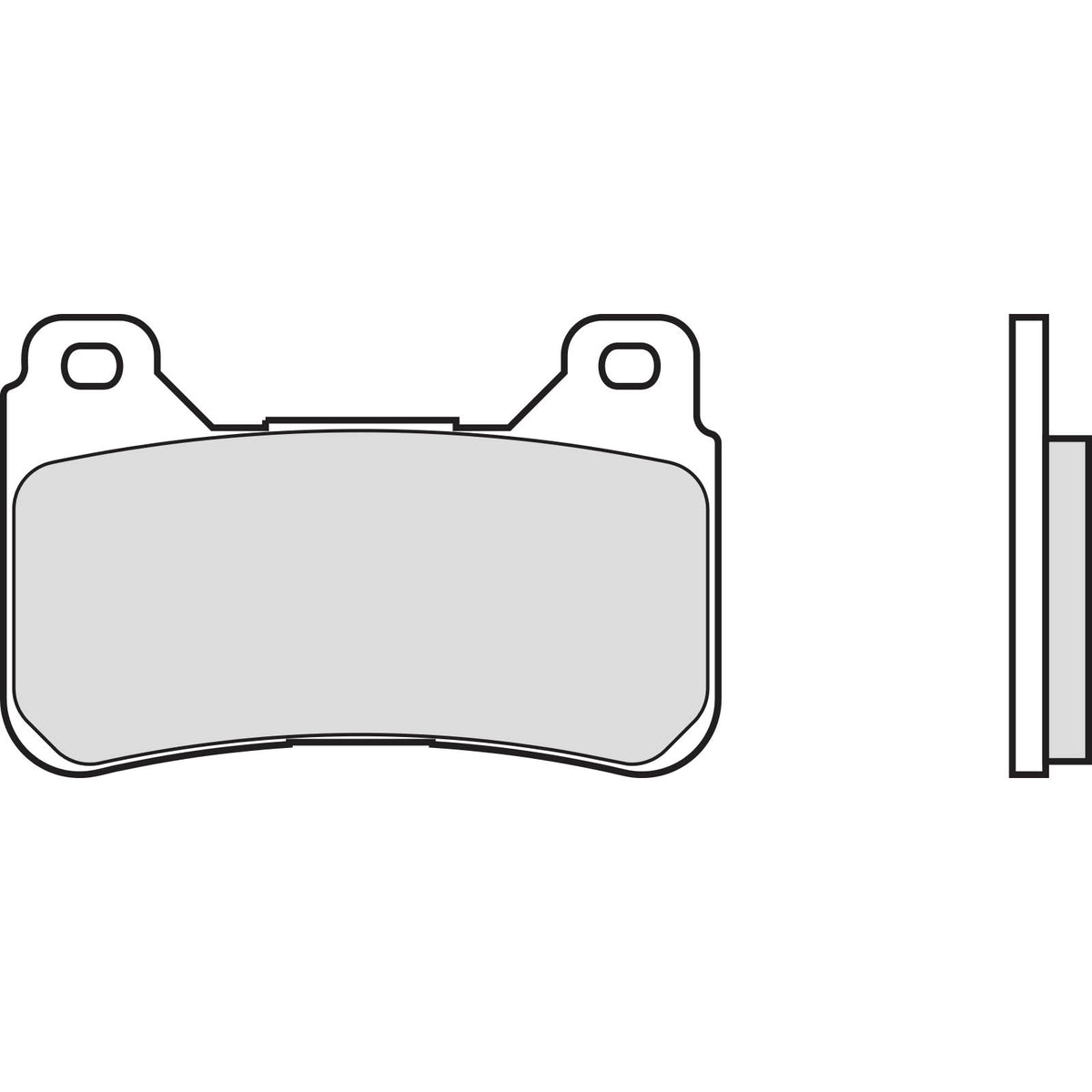 Brembo Brakepads Sintered Fram Vei