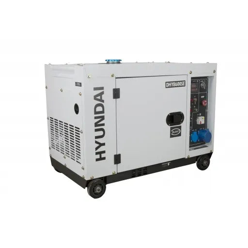 HYUNDAI DHY8600SE Strømaggregat 6300W - El.Start, Forvarming