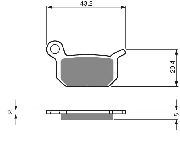 Goldfren Bremseklosser 190 Ceramic Carbon K1