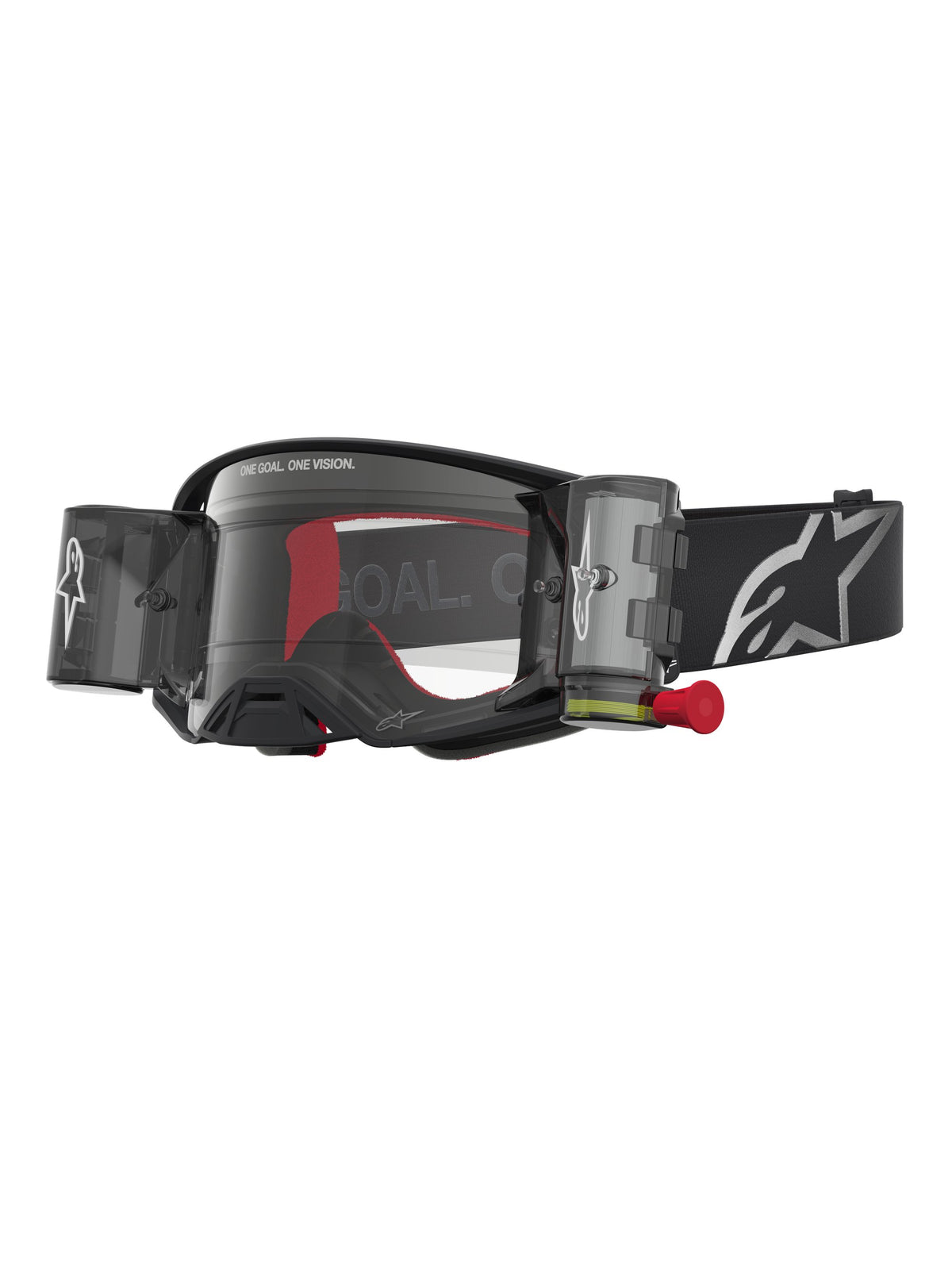 Alpinestars Goggles Supertech Firma Roll-Off Svart Silver Klar