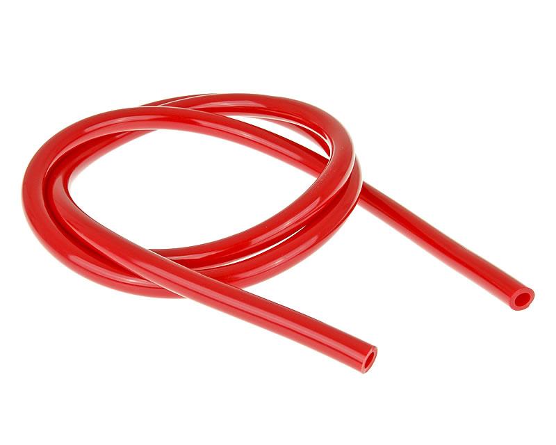 Bensinslange Ø 5 mm Rød (1 m)