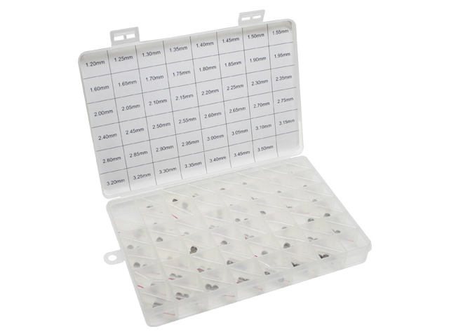 Sixty5 Ventil Skive Sett 8.9mm 1.72-2.6mm (69pcs)