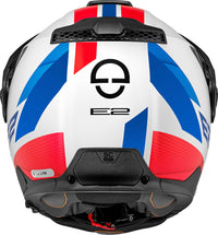 Schuberth Hjelm E2 Defender Hvit/Blå – bilde 1