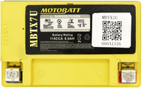 Motobatt MBTX7U Batteri – bilde 1