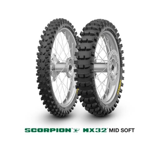 Pirelli New Scorpion MX32 Mid Myk 110/90-19 NHS 62M Re