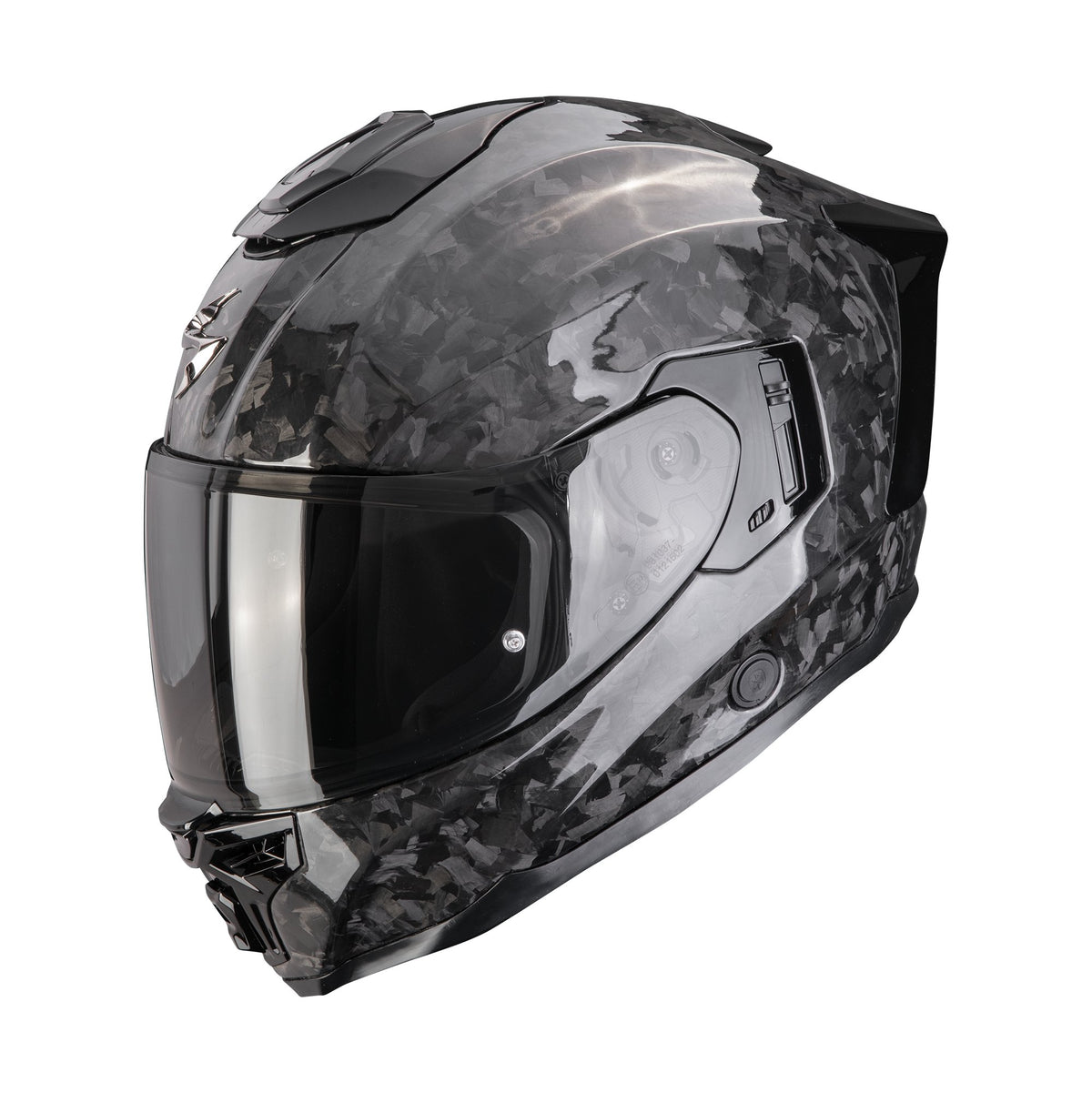 Scorpion Hjelm EXO-1500 ONYX Karbon Luft Solid Svart