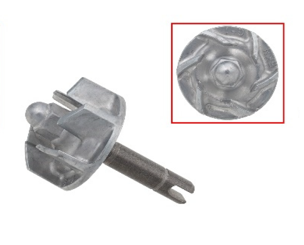 Bronco Waterpump shaft with impeller