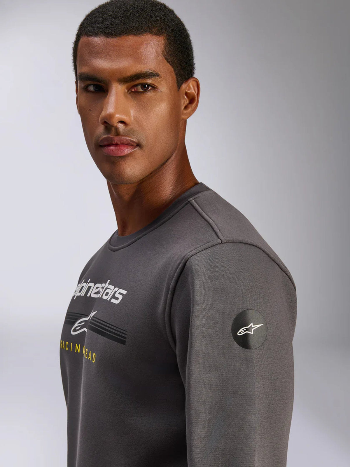 Alpinestars Bettern Crew fleecegenser antrasitt