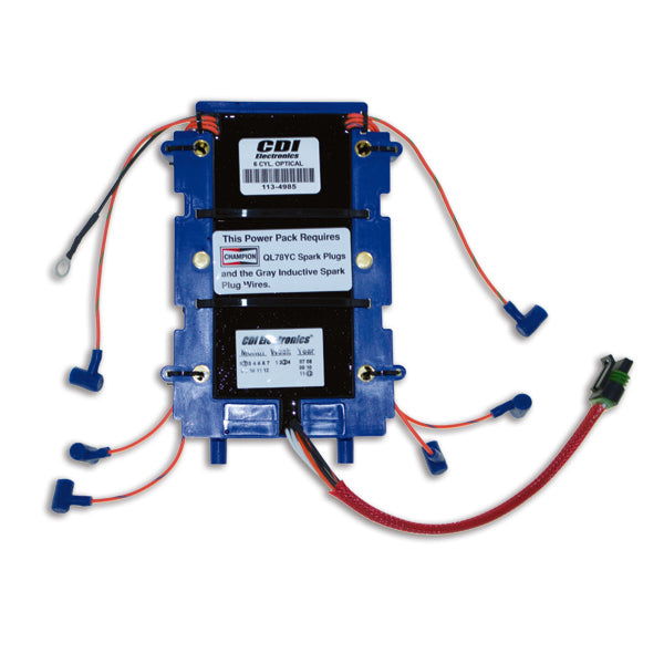 Cdi Elec. Johnson/Evinrude Power Pack - 6 Cyl. 150/175HP (1991-06)