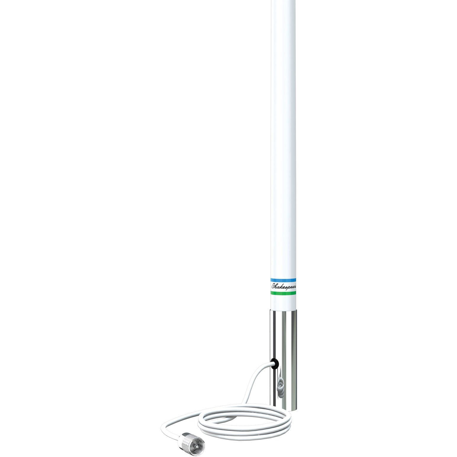 Shakespeare 5206-C fibreglass VHF antenna, white