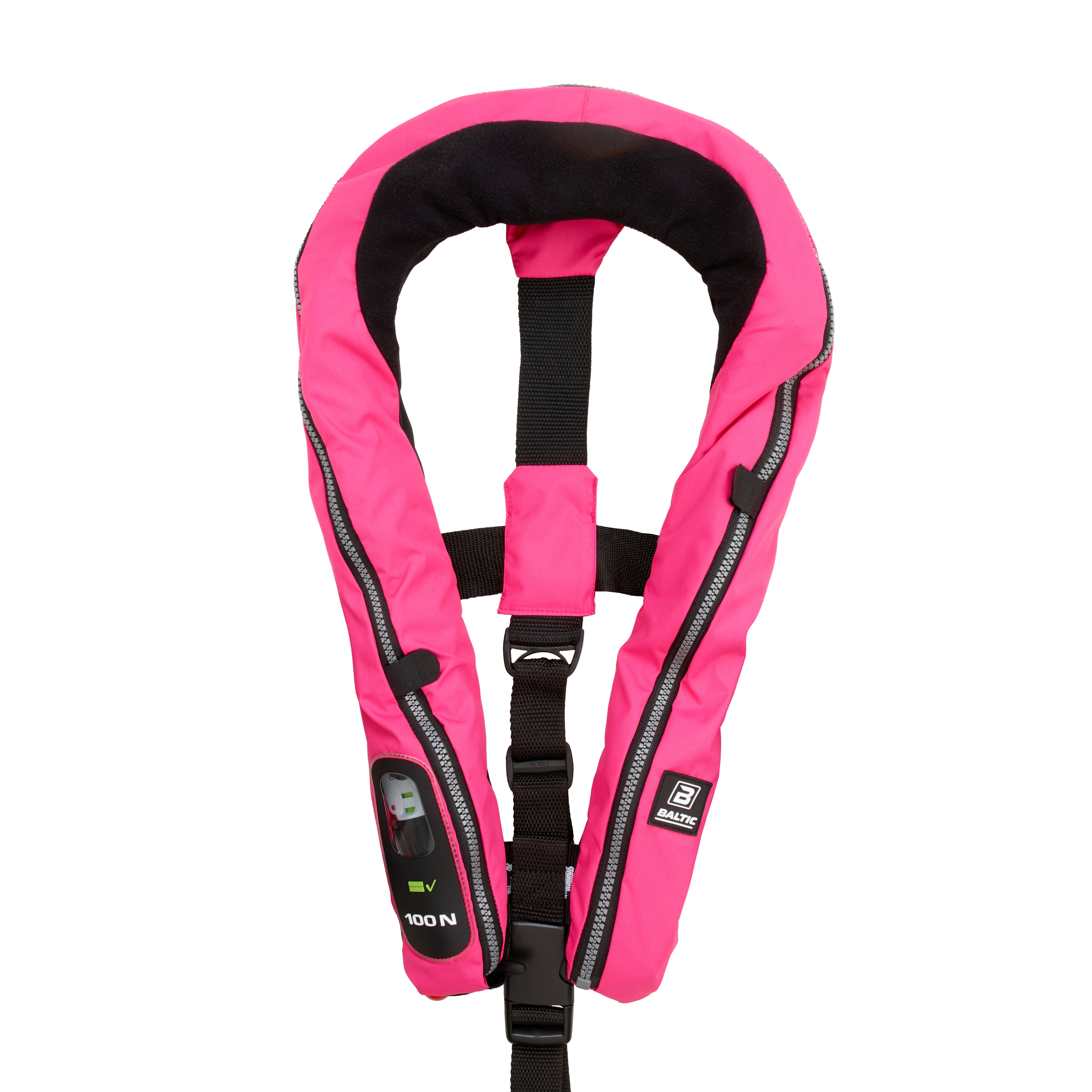 Baltic Compact 100 auto inflatable lifejacket pink 30-110kg