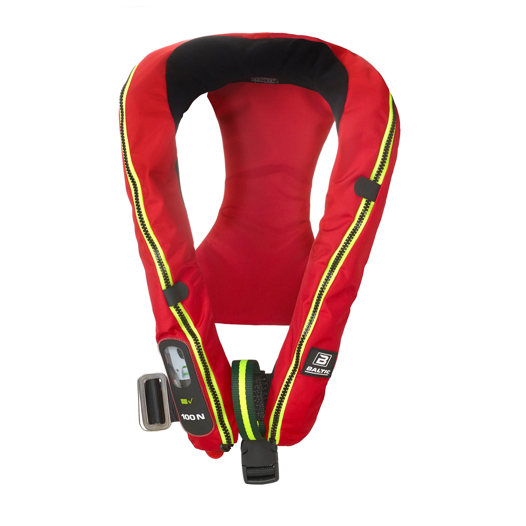 Baltic Compact 100 harness auto inflatable lifejacket red 30-110kg