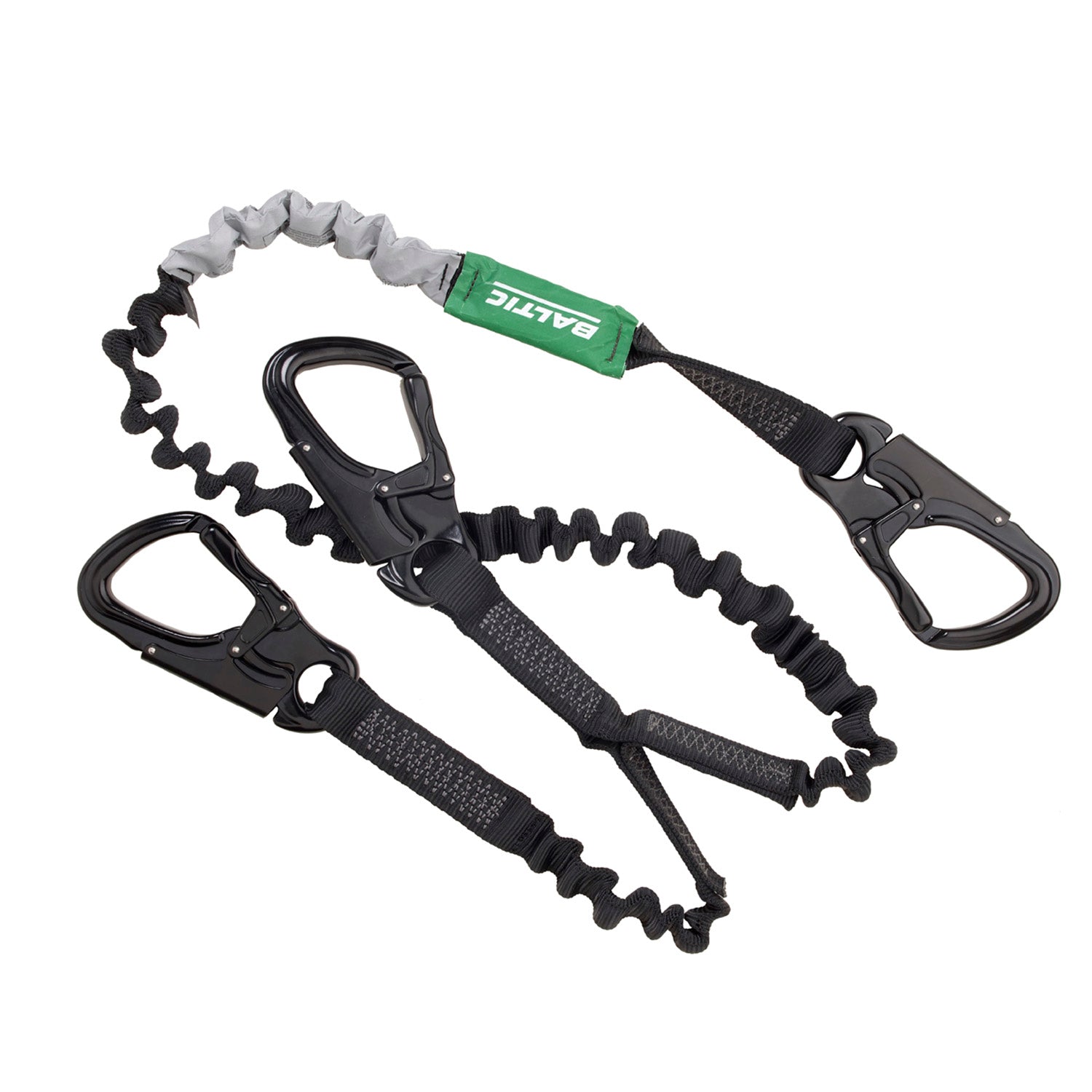 Baltic Supreme 3-hook safety line elastic 2m (OSR)