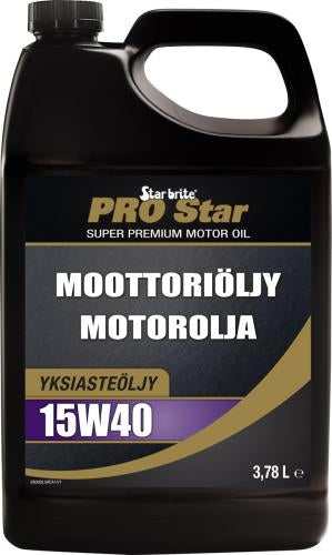 Star brite Pro Star Super Premium Heavy Duty Motor Oil SAE 15W40 3,78L