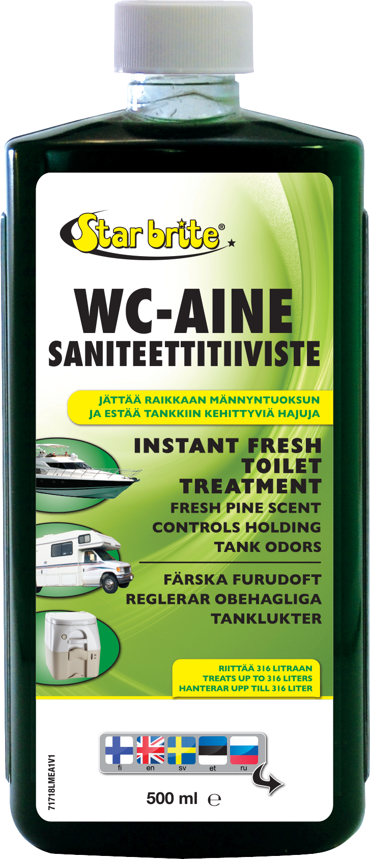 Star brite Instant Fresh Toilet Treatment Pine Scent 500ml