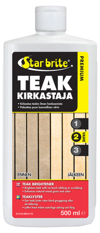 Star brite Premium Teak Brightener - Step 2 500ml – bilde 1