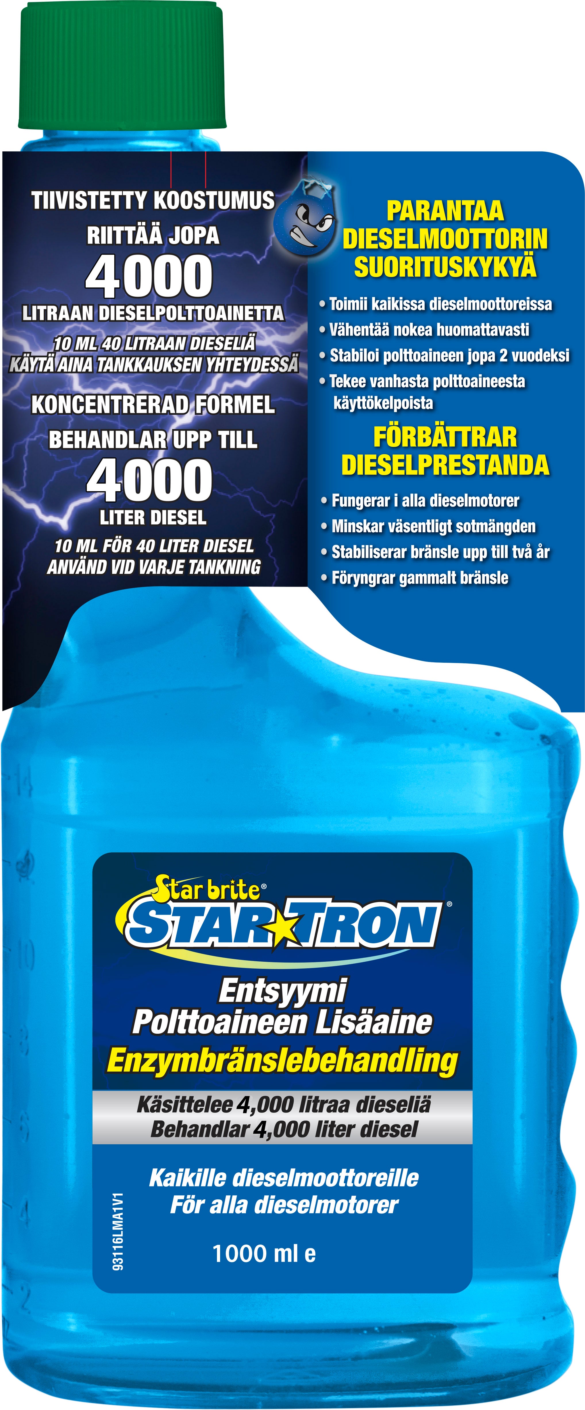StarTron Star Tron Enzyme Fuel Treatment - Super Concentrated Diesel Formula