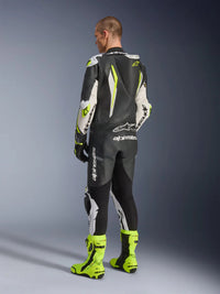 Alpinestars Skinn suite 1-pcs GP Tech v5 Svart/Hvit/Fluo Gul – bilde 1