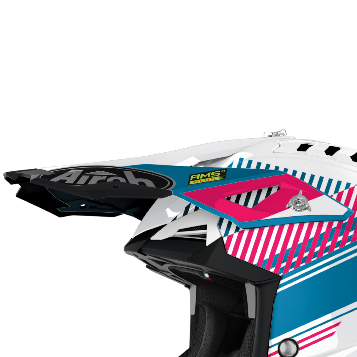 Airoh Aviator 3 Peak Wave Rosa chrome