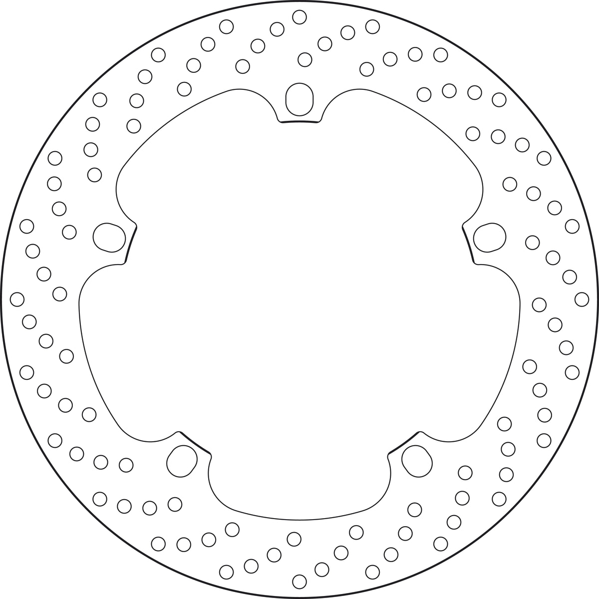 Goldfren brakedisc yd305 hd204 id181 t5